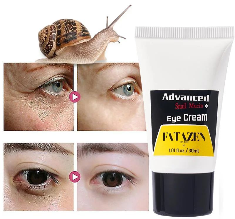 Dark Circles Removal Snail Lifting Anti Aging Wrinkles Tightening Firming Eye Cream