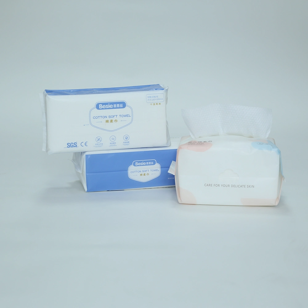 Disposable Nonwoven Fabric Dry Wipe Face Towel Baby Cleansing Wipe