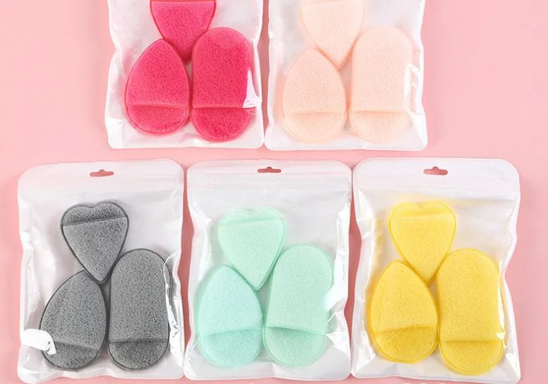 Waterdrop Shaped Glove Washing Face Sponge Cleansing Sponge Facial