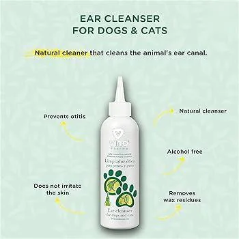 All Natural Premium Pet Ear Cleanser for Lovely Dog Cat