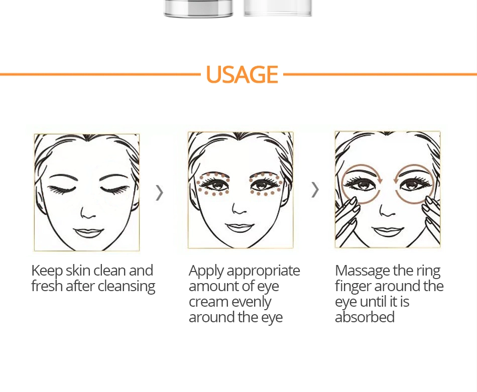 Mslam Instant Repair Eye Cream Remove Dark Circles Fine Lines Eye Bag Against Aging Deep Moisturizing Eye Cream