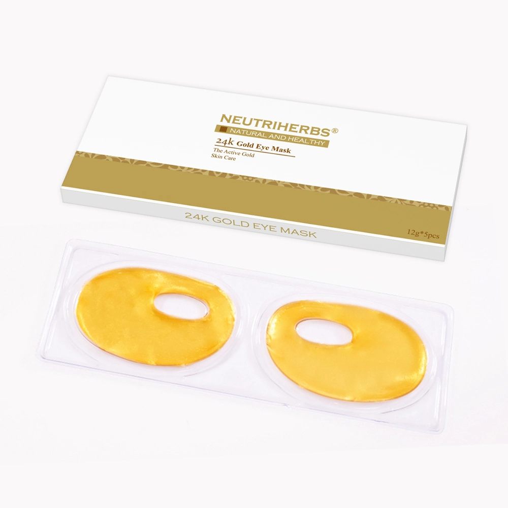 100% Natural Organic 24K Gold Gel Moisturzing Anti Wrinkle Whitenign Eye Mask