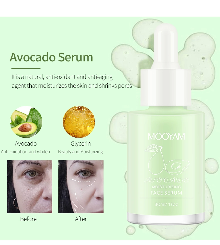 Skin Care Blueberry Avocado Watermelon Strawberry Fruit Facial Serum Set Glowing Moisturizing Anti-Aging Whitening Face Serum