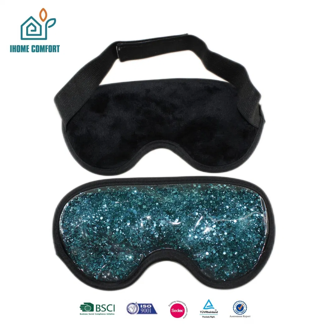 Soft Fabric Cold Compress Gel Eye Mask with Customized Logo