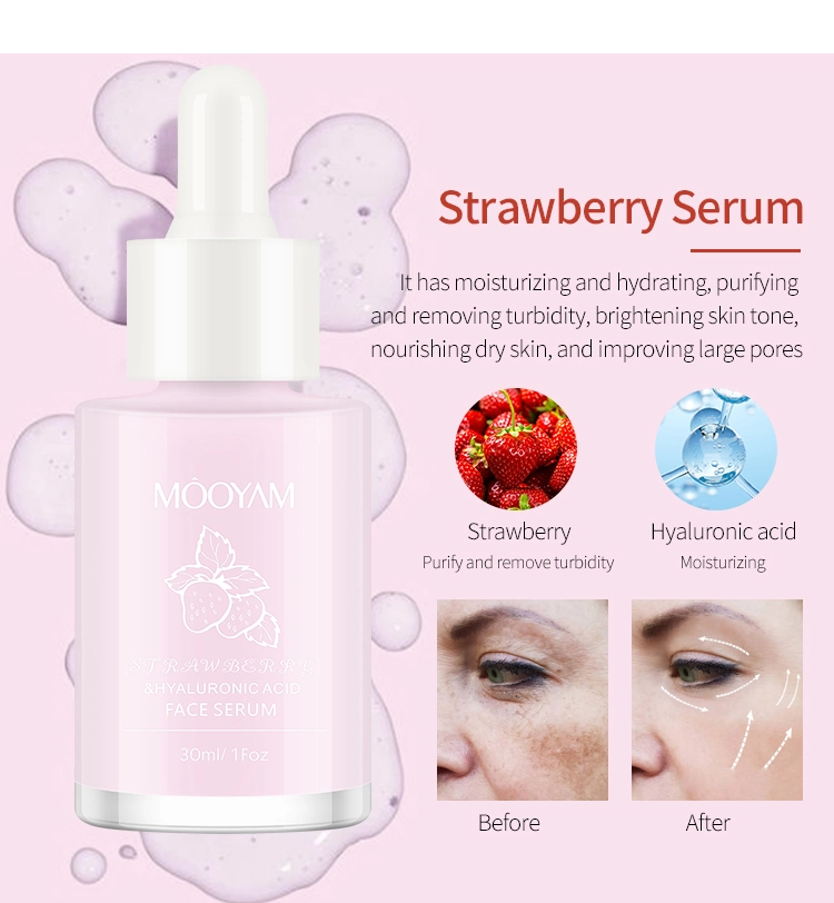 Skin Care Blueberry Avocado Watermelon Strawberry Fruit Facial Serum Set Glowing Moisturizing Anti-Aging Whitening Face Serum