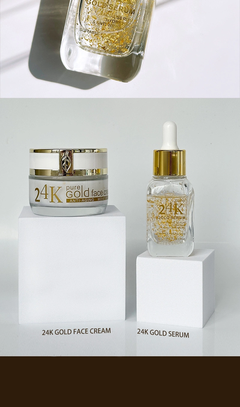 Wholesale 24K Gold Best Collagen Serum for Face with Hydrating Anti-Aging and Anti-Wrinkle Function