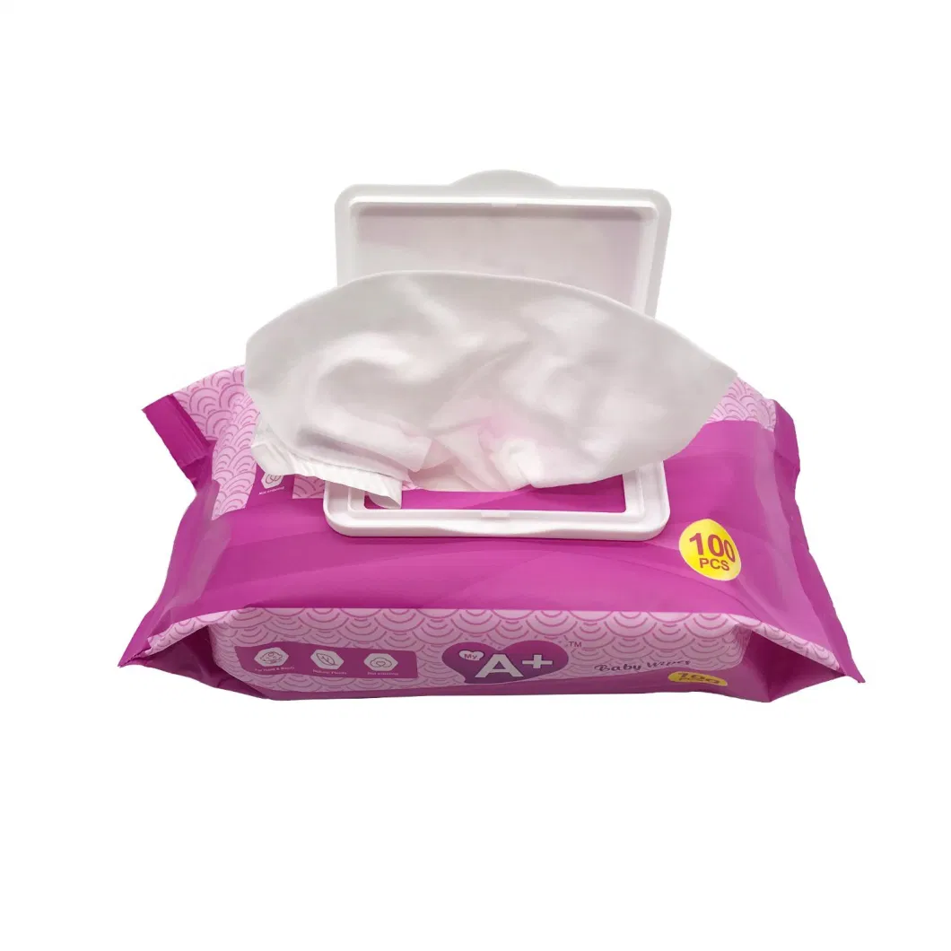 OEM Biodegradable Cleansing Wipes Facial Wipes for Makeup Removing 10 PCS Bags