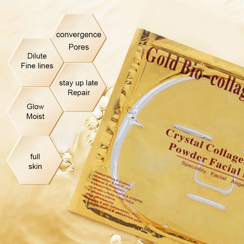 Anti Wrinkle Moisturizing Collagen Face Film 24K Gold Face Mask