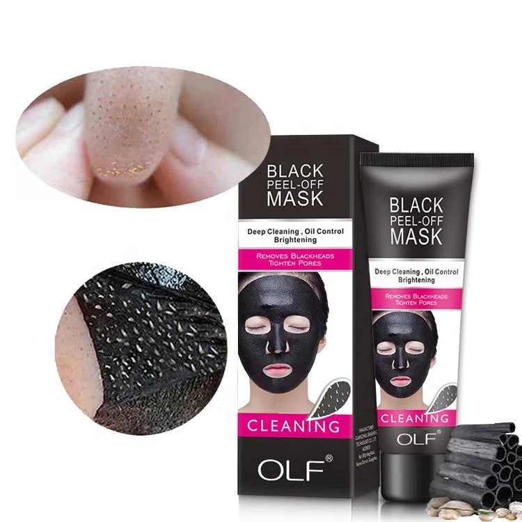 Cleaning Oil Control Charcoal Black Peel off Mud Face Mask