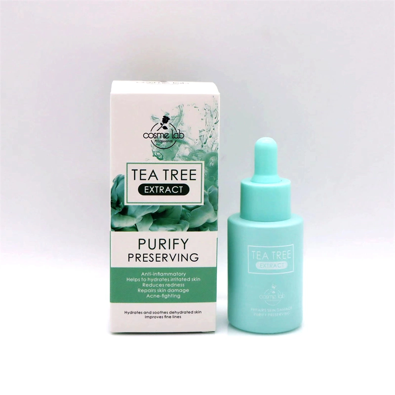 Cosmelab Private Label Tea Tree Serum Facial Purify Calming Face Hydrating Serums Softening Moisturizing Skin Care Serum