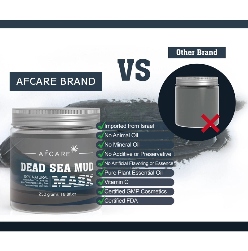 Reduces Blackheads Pores Acne Oily Skin 200g Pure Dead Sea Mud Mask