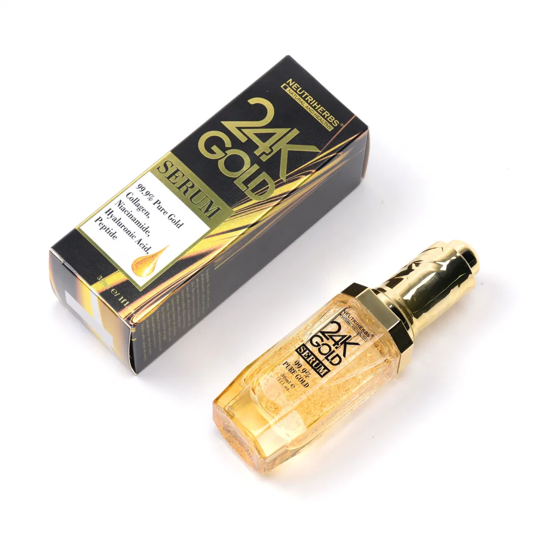 Hot Selling Beauty Sensitive Anti Wrinkle 24K Face Gold Pure Skin Serum