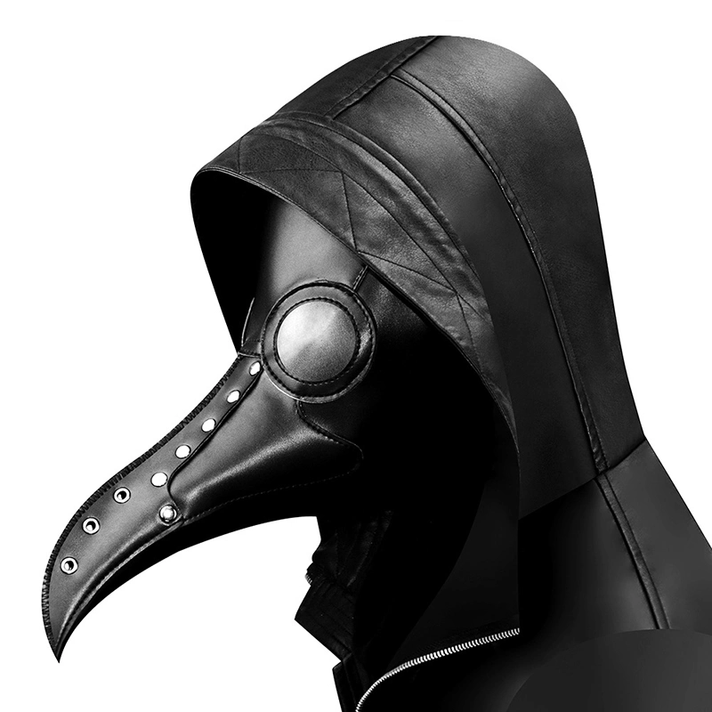 Sh2436 Black Masquerade &amp; Funny Steampunk Plague Doctor Masks Wholesale Adult Face Party Maske Bulk Custom Halloween Mask