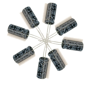 25V 105c 470UF Aluminum Electrolytic Capacitor Miniature Size Tmce02-22