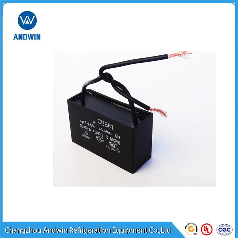 450VAC 40/70/21 50/60Hz Cbb61 Fan Capacitor