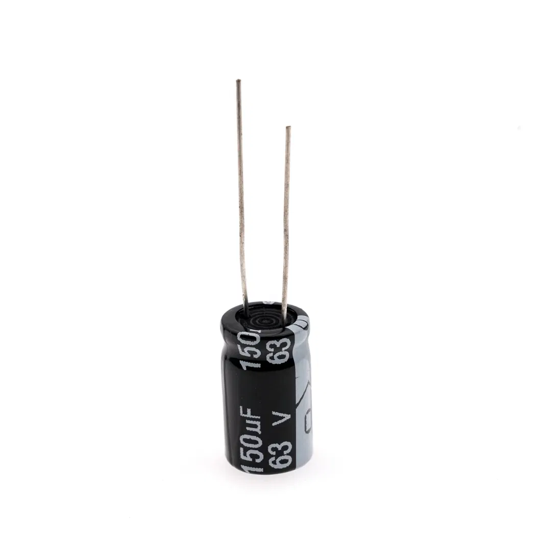 Miniature Size 5mm 25V Aluminum Electronic Capacitor