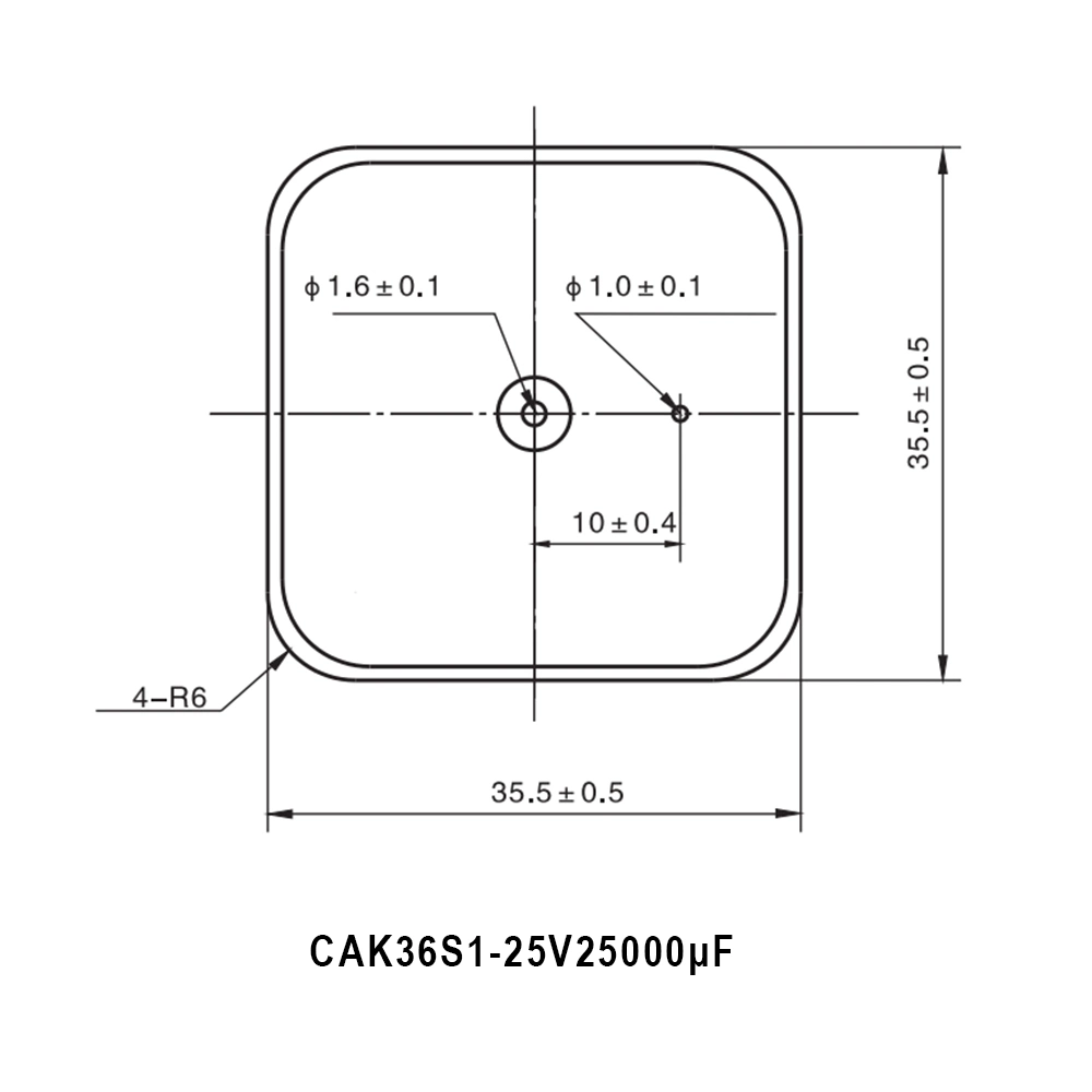 25000UF 25V Hybrid Tantalum Capacitors for Time Delay Circuit