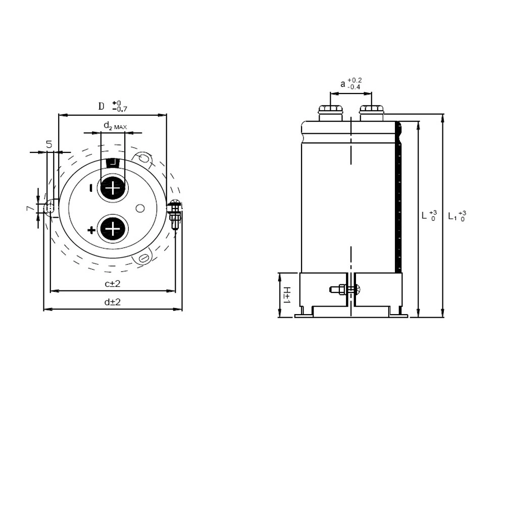 Screw Terminal&#160; Aluminum Electrolytic Capacitor&#160; 4700UF 400V