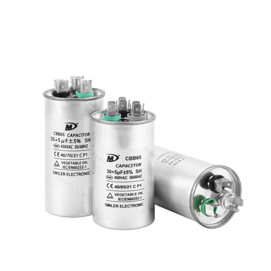 Manufacturer Air Conditioning Capacitor - Cbb65 Model No.: 25/70/21, 25/85/21, 40/70/21, 40/85/21