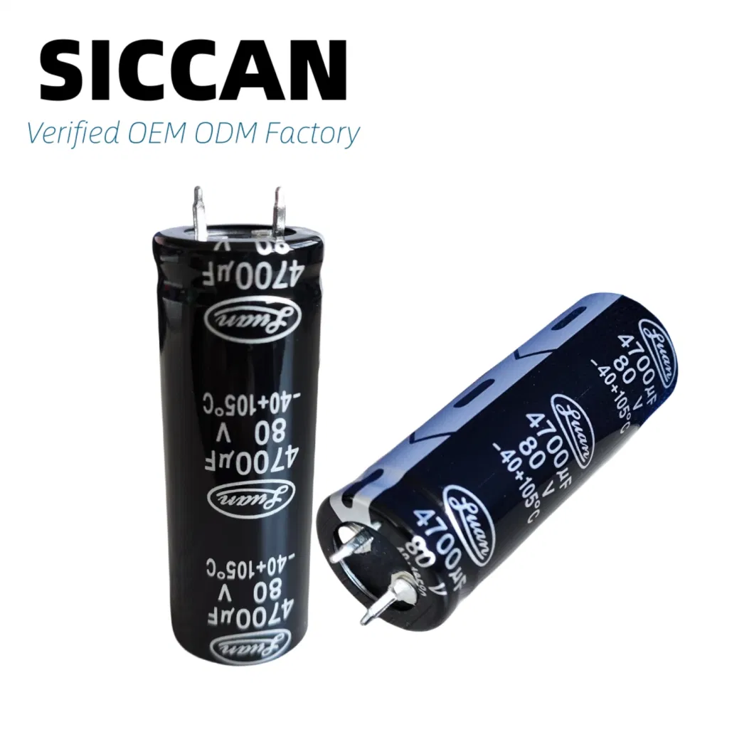 4700UF 80V Aluminum Electrolytic Capacitor Price Manufacturer Snap in Electronic Component