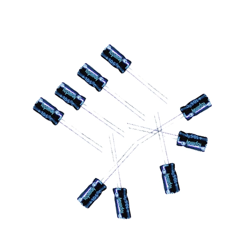 1UF 50V 7mm Miniature Aluminum Electrolytic Capacitor