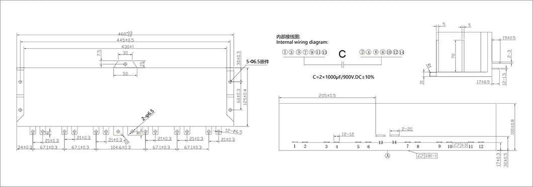 Hybrid Cars Capacitor Film Capacitor