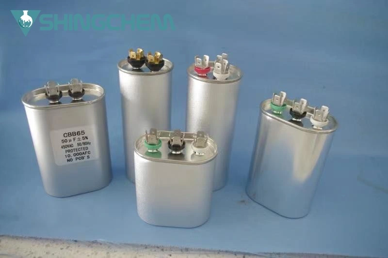 Capacitor 35/5 UF 40/5UF 50/5UF 60/5UF 80/5UF Voltag High Quality Aluminium Case