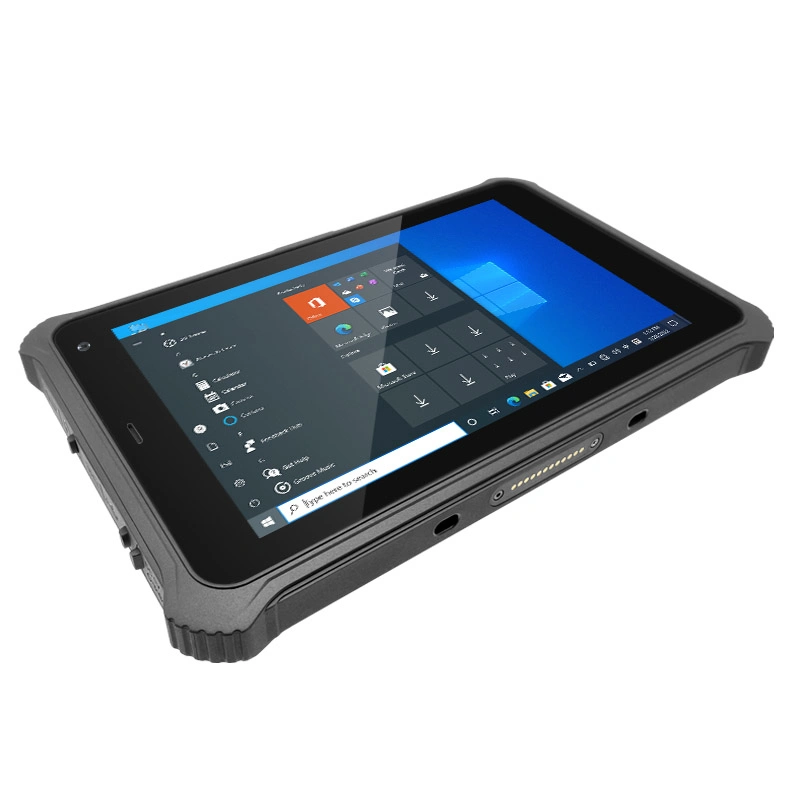 Win10 8inch Rugged Industrial Rugged Tablet 4G LTE High Speed Biometric Fingerprint Reader Collection NFC Tablet