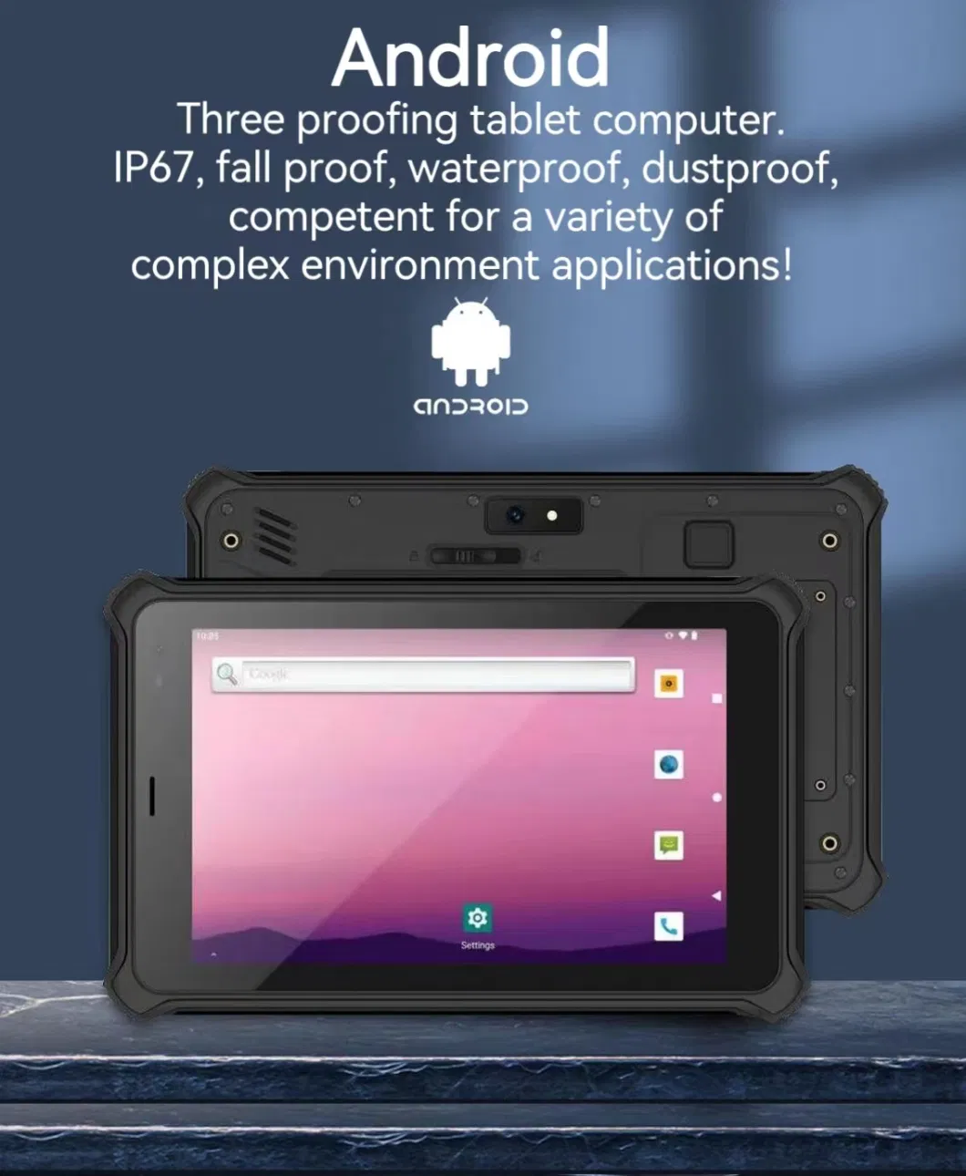 Wholesale Industrial IP67 Android Rugged Tablet PC 10.1 Inch Tablet Computer with Removable Battery