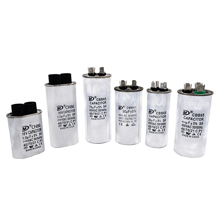 Manufacturer Air Conditioning Capacitor - Cbb65 Model No.: 25/70/21, 25/85/21, 40/70/21, 40/85/21