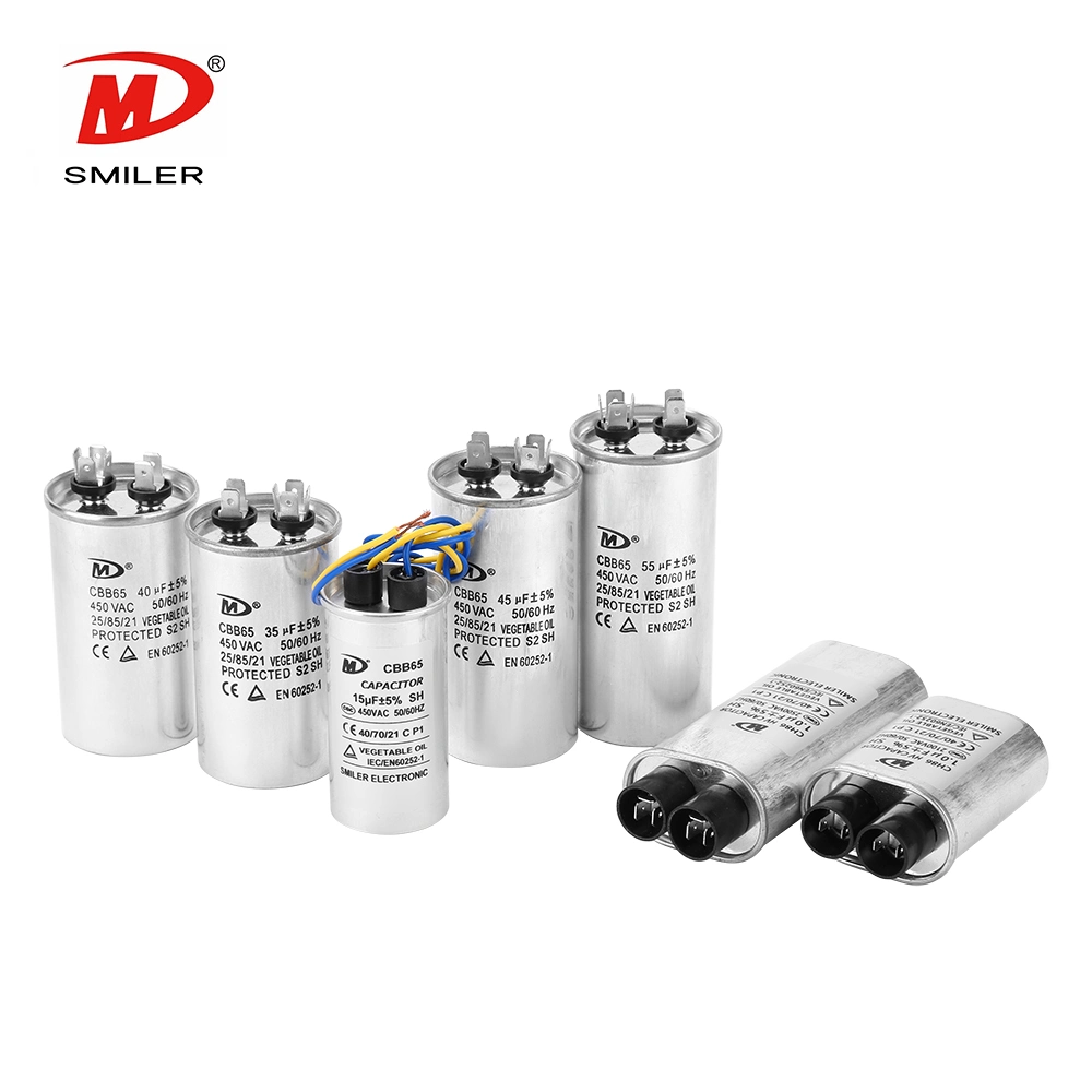 Manufacturer Air Conditioning Capacitor - Cbb65 Model No.: 25/70/21, 25/85/21, 40/70/21, 40/85/21