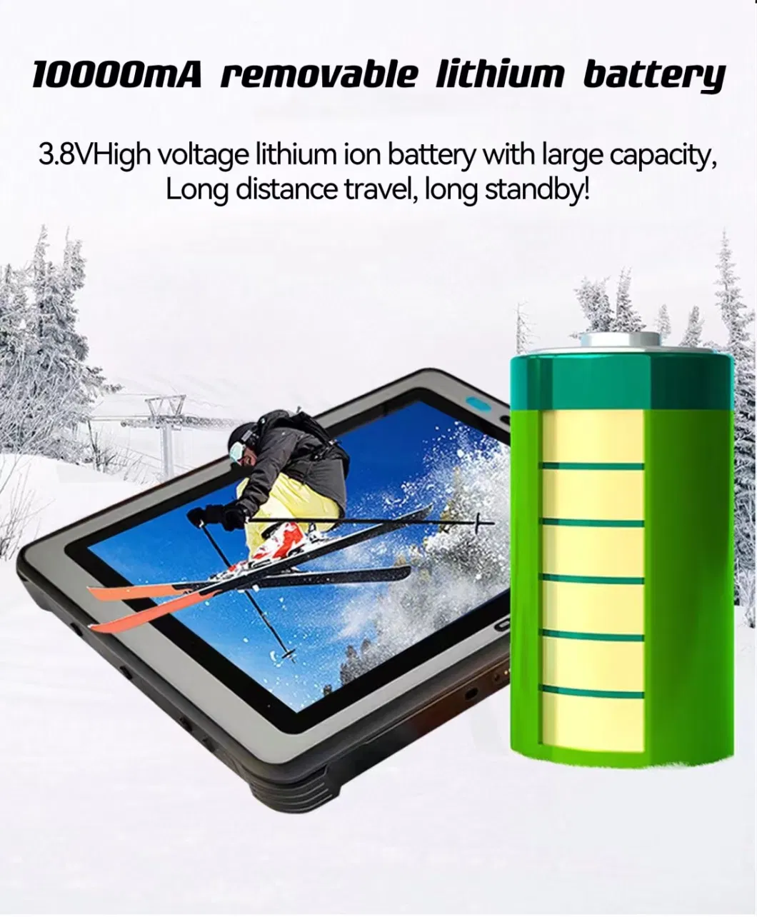 8 Inch Industrial Rugged Tablet PC 3 Proof Android Tablet Computer