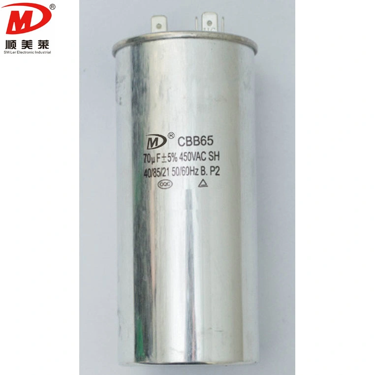 Manufacturer Air Conditioning Capacitor - Cbb65 Model No.: 25/70/21, 25/85/21, 40/70/21, 40/85/21