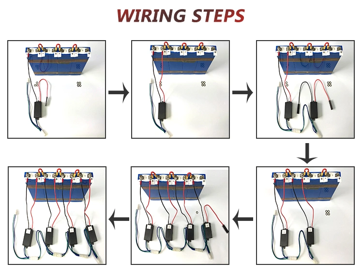 Voltage Differences Within 10mv Active Solar Battery Balancer 4s 12V Voltage Balance Lithium Battery Equalizer