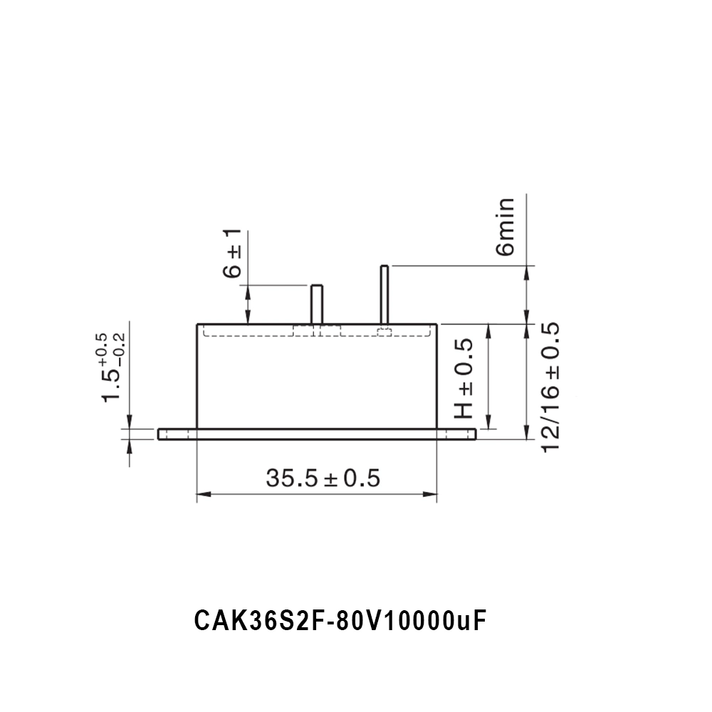 10000UF 80V High Reliability Tantalum Capacitors with Tantalum Metal Case