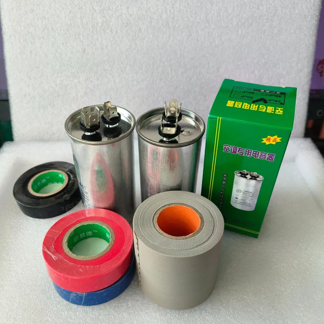 Cbb65 Air Conditioner Compressor Starter Capacitor 450V Aluminum Case Capacitor Air Conditioner Capacitor