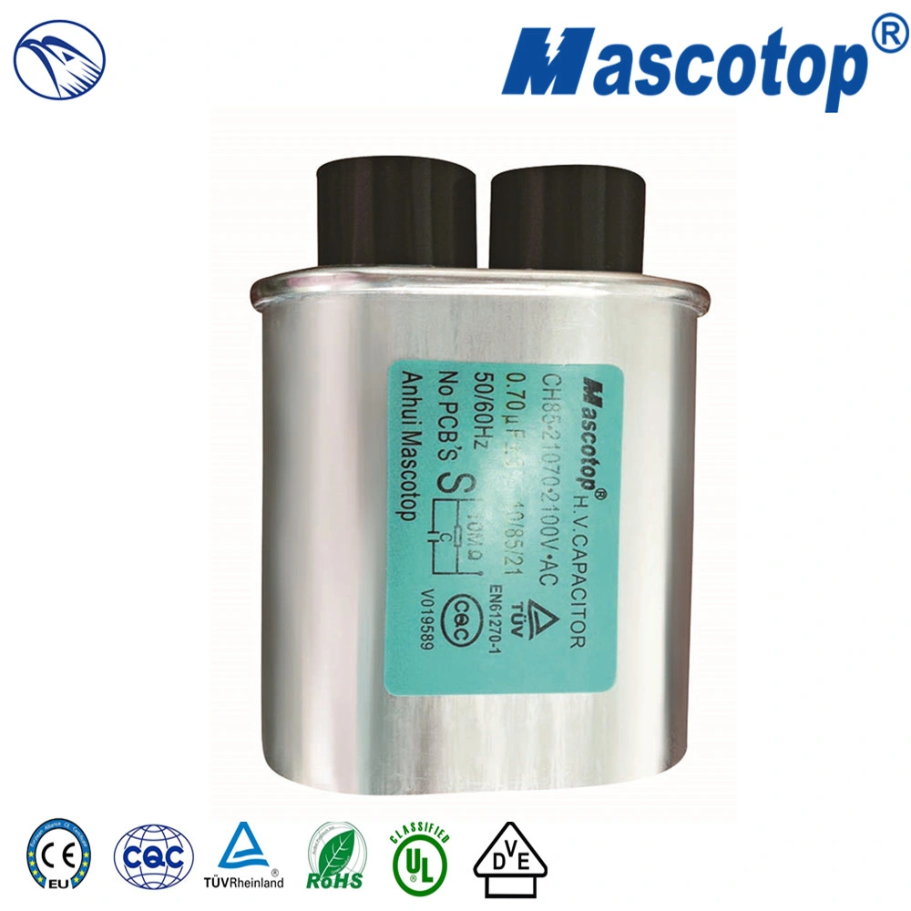 Capacitor Supplier for Microwave Oven High Voltage Capacitor