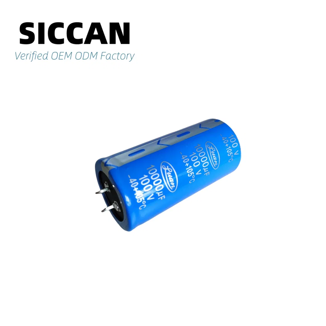 High Quality Best Price Electrolytic Capacitor 100VDC 10000UF Factory 35*70mm