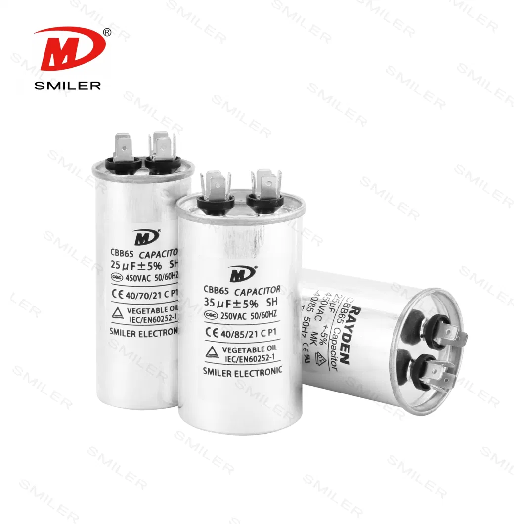 Wholesale Cbb65 Running Capacitor China AC Compressor Capacitor Manufacturer Polypropylene Capacitor