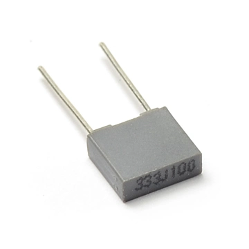 China Manufacturer Mini Box 5mm Metallized Polyester Film Capacitor