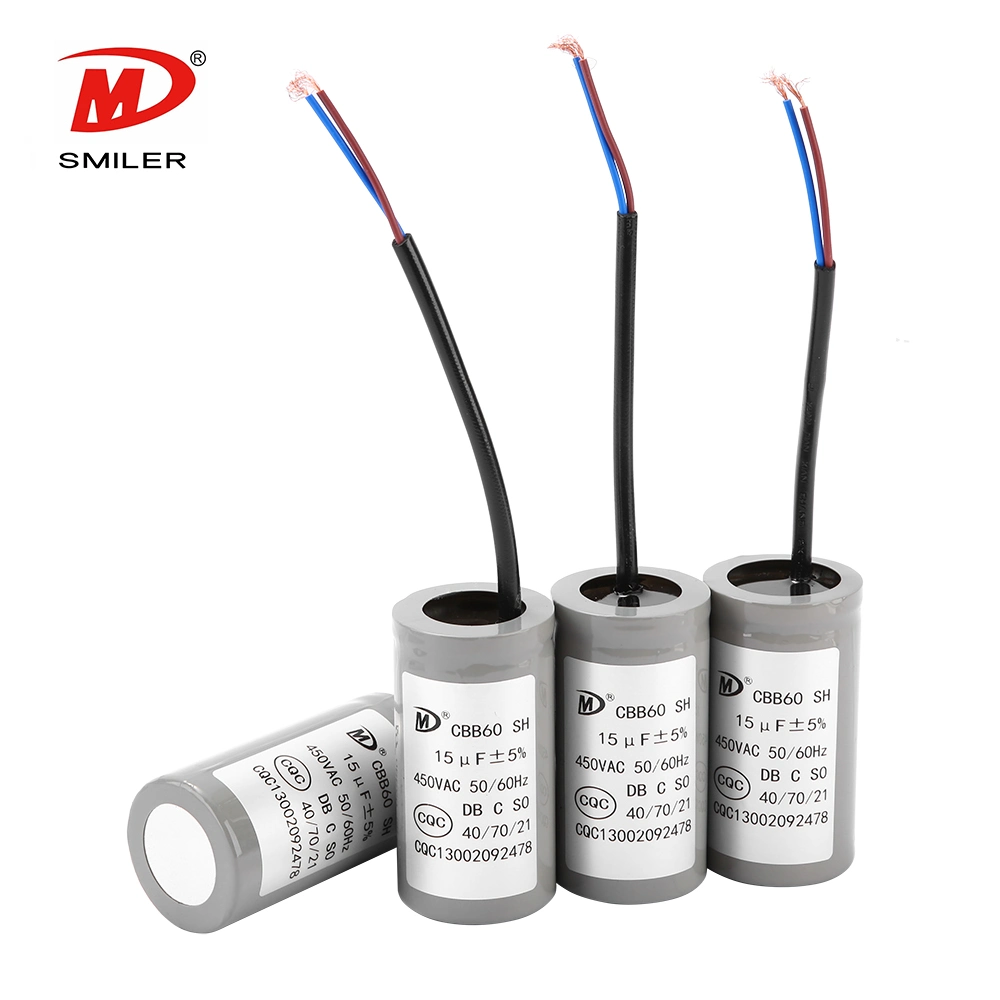 Free Sample of Super 450V AC Capacitor Cbb60 for Washing Machine Capacitor