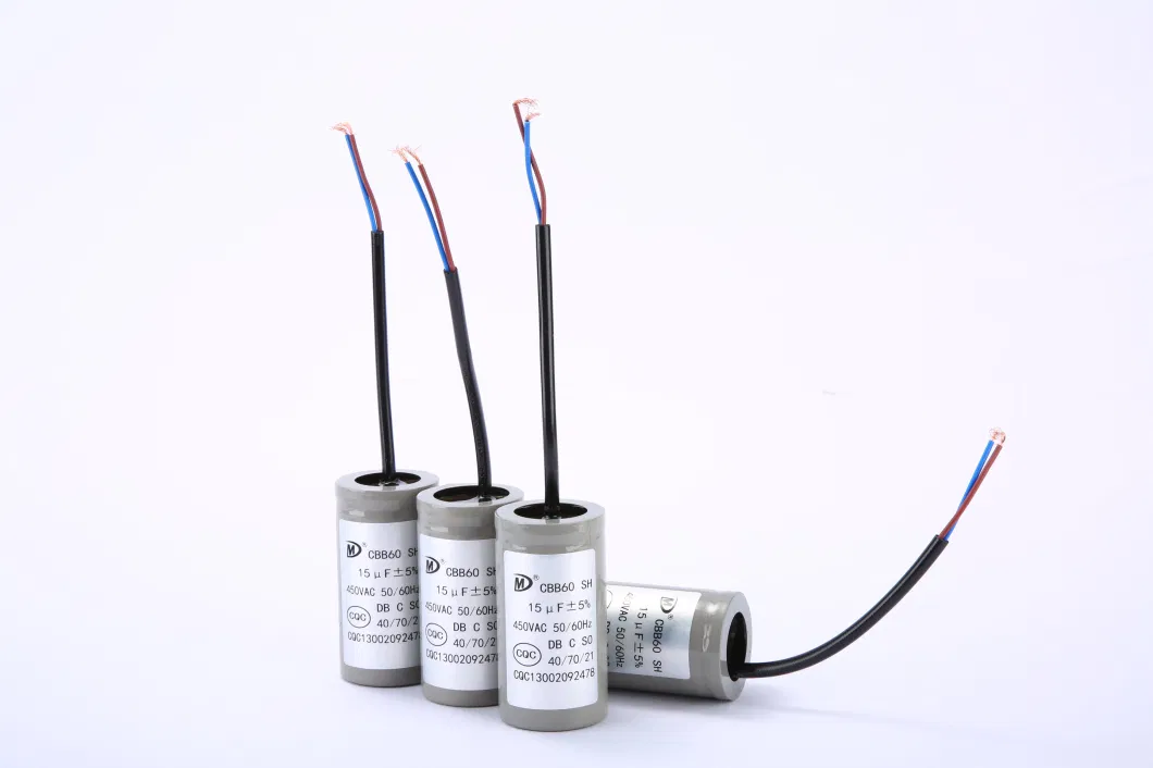 Free Sample of Super 450V AC Capacitor Cbb60 for Washing Machine Capacitor