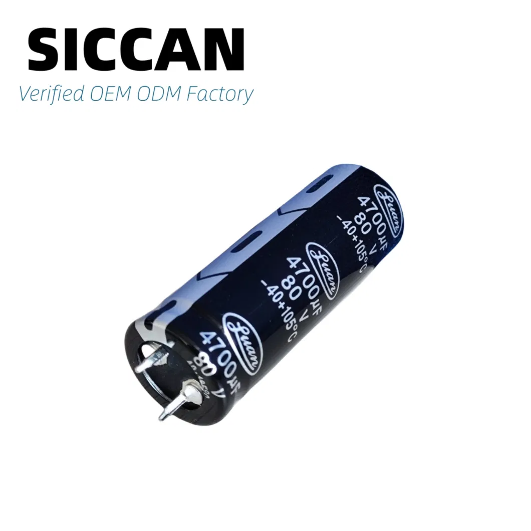 4700UF 80V Aluminum Electrolytic Capacitor Price Manufacturer Snap in Electronic Component