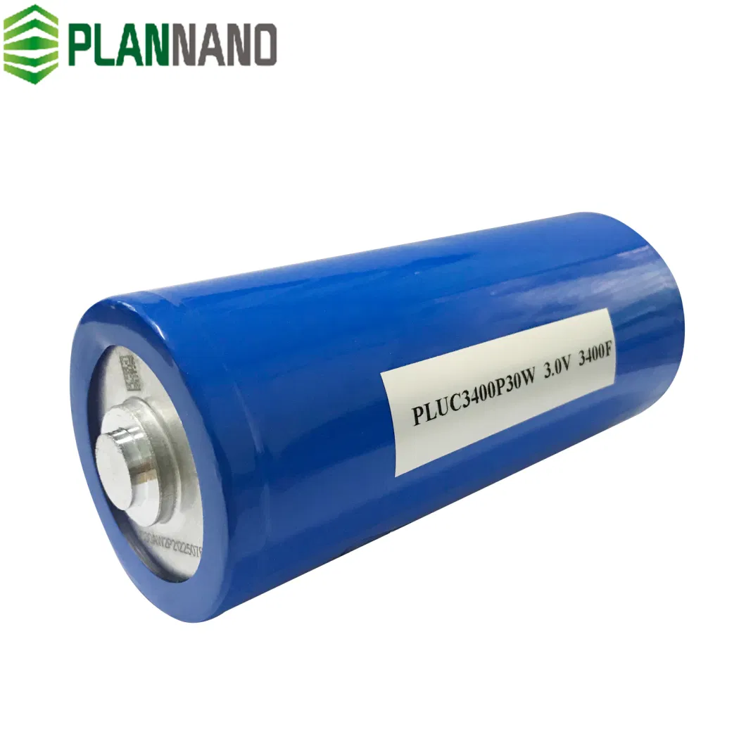 Free Sample 3.0V 3400f High Power Long Cycle Life Supercapacitor/Ultracapacitor