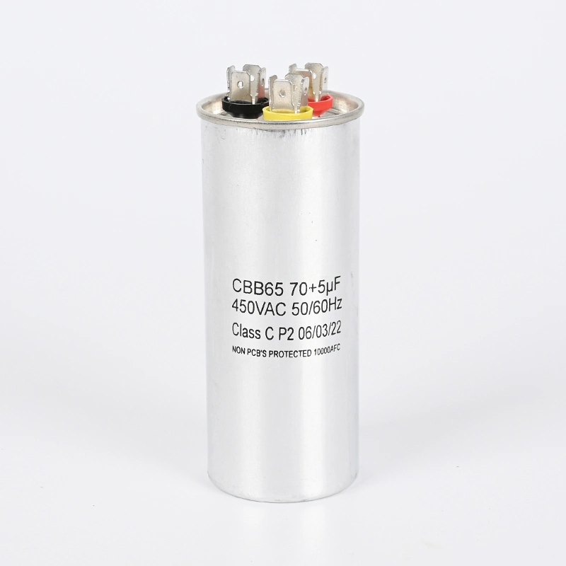 Durable Cbb65 Capacitor with 1-100UF Capacity