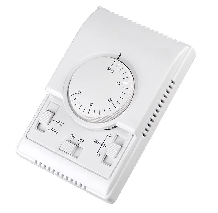 Fan Coil Thermostat Mechanical Temperature Controller Mechanical Thermostat for Cooling and Heating