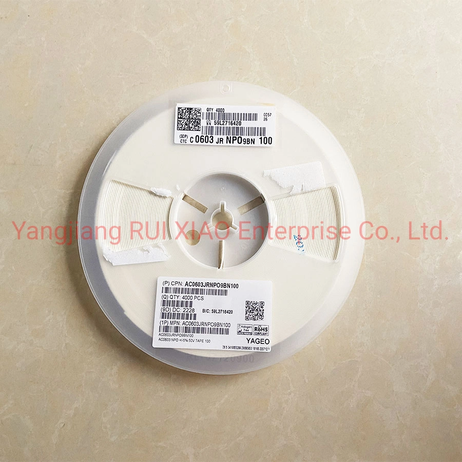 AC0603jrnpo9bn100 Multilayer Ceramic Capacitor, Printer Equipment, Instrument, Machine, Portable Devices