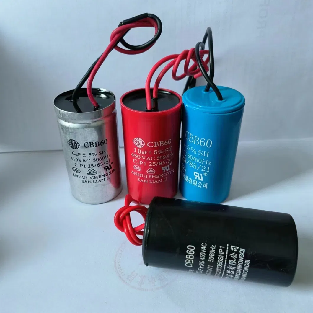 Hot Selling Cheap Custom Cbb60 12UF Washing Machine Motor Double Capacitor