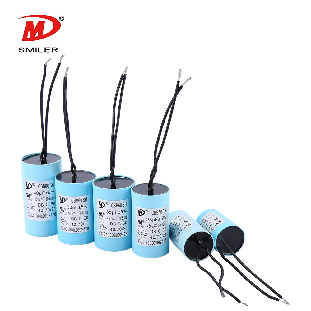 Free Sample of Super 450V AC Capacitor Cbb60 for Washing Machine Capacitor