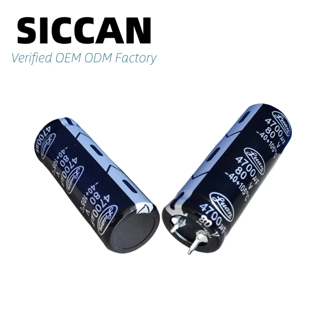 4700UF 80V Aluminum Electrolytic Capacitor Price Manufacturer Snap in Electronic Component